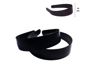 TIARA PLASTICA LARGA 30MM C/ 12UN