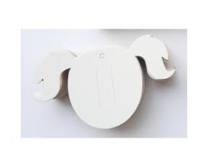 EMBALAGEM C/ 12UN TAG CABEÇA DE BONECA P/LAÇOS