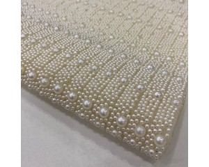 MANTA DE PEROLAS 1 FILEIRA C/ 1CM DE LARGURA E 40CM DE COMPRIMENTO