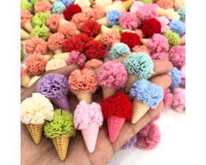 APLIQUE SORVETE KIT C/ 4 UN (SORTIDOS)