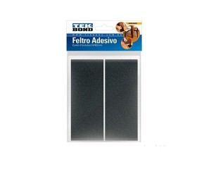 FELTRO PROTETOR ADESIVO RETANGULAR 127 X 51 MM C/ 2 UN