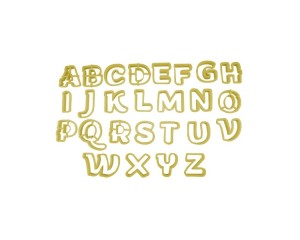 CORTADOR LETRA MAIÚSCULA 33 PEÇAS BLUE STAR