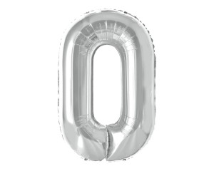 BALÃO METALIZADO NUMERO 0 32 POLEGADA