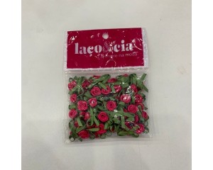 FLOR ROCOCO COM LAÇO 10MM (PCT C/ 50 UN)
