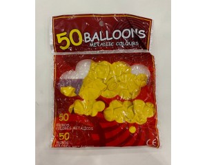 BALOES METALICOS 50 UNIDADES