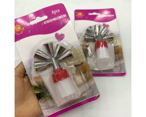 KIT BICOS PARA CONFEITAR 6 PÇS