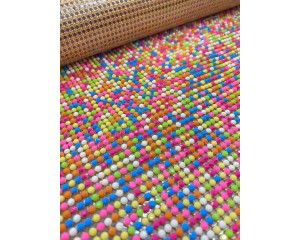 MANTA DE STRASS 10 TIRINHAS COLORIDAS 40X3 CM