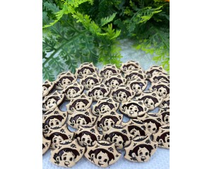 BOTOES JUNINOS MENININHO DUZIA