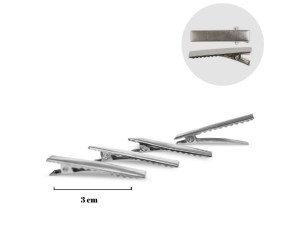 BICO DE PATO BASE RETA 3CM KIT C/ 10UN