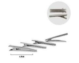 BICO DE PATO BASE RETA 4CM KIT C/ 10UN