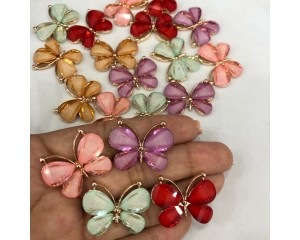 APLIQUE BORBOLETAS KIT C/ 6UN (Sortidas)